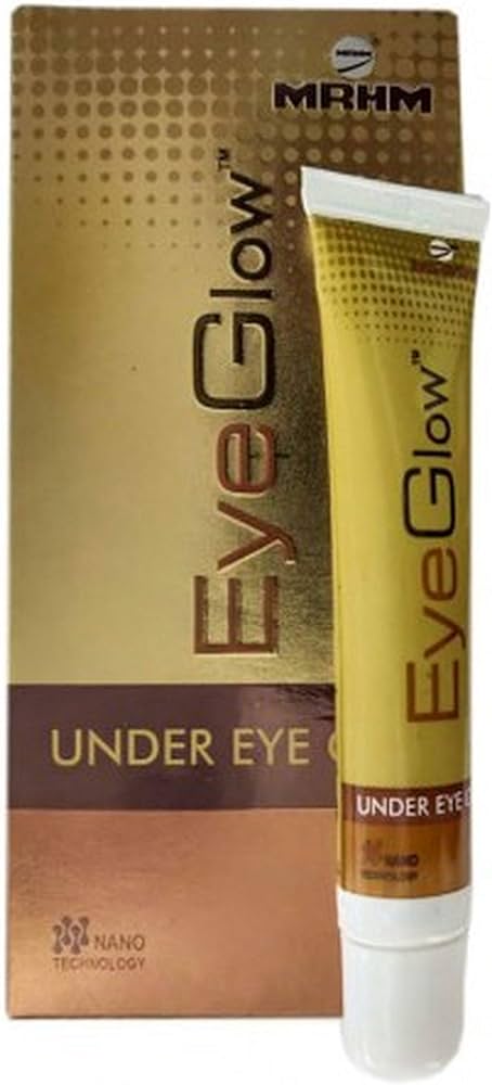 eye glow under eye gel | nano technology | targets dark circles, puffiness & fine lines | 20g