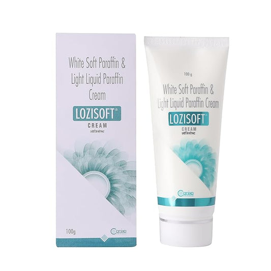 Lozisoft Cream – White Soft Paraffin & Light Liquid Paraffin with Aloe Vera | 100g