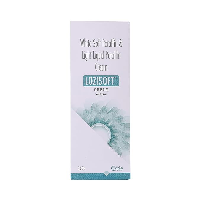 Lozisoft Cream – White Soft Paraffin & Light Liquid Paraffin with Aloe Vera | 100g