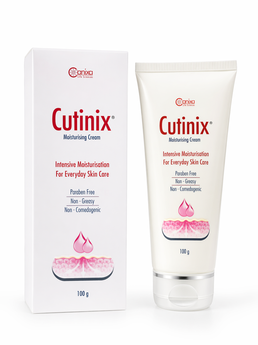 Cutinix Moisturising Cream 100g | Intensive Hydration Cream | Non-Greasy, Non-Comedogenic | Paraben-Free Daily Moisturizer