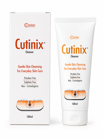 Cutinix Cleanser 100ml | Gentle Face Wash for Daily Skin Care | Paraben & Sulphate Free | Non-Comedogenic