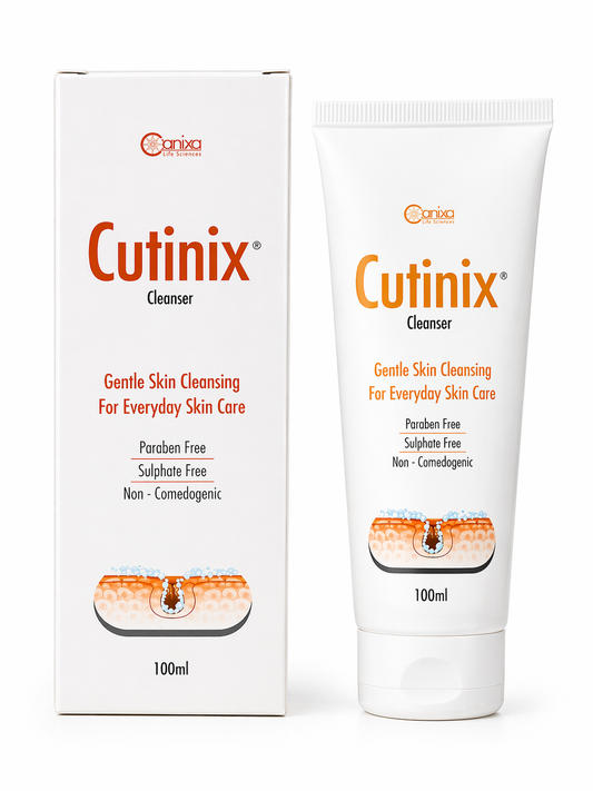 Cutinix Cleanser 100ml | Gentle Face Wash for Daily Skin Care | Paraben & Sulphate Free | Non-Comedogenic