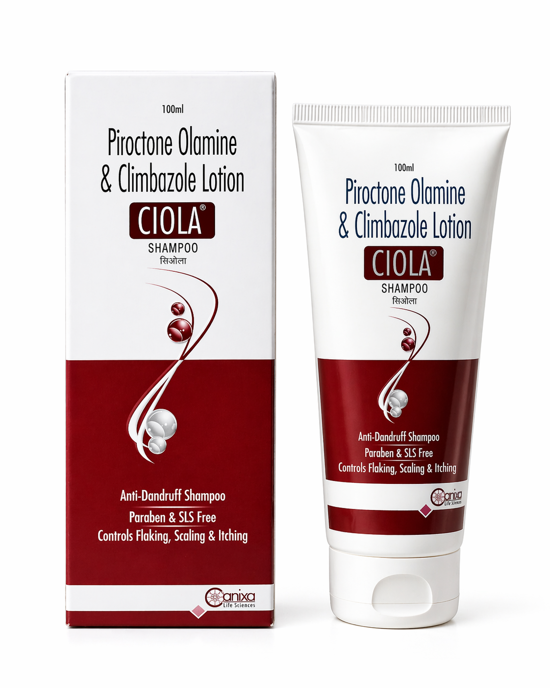 ciola anti-dandruff shampoo – piroctone olamine & climbazole lotion base | 100ml