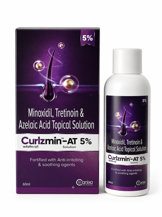 Curlzmin-AT 5% Topical Solution – 60ml