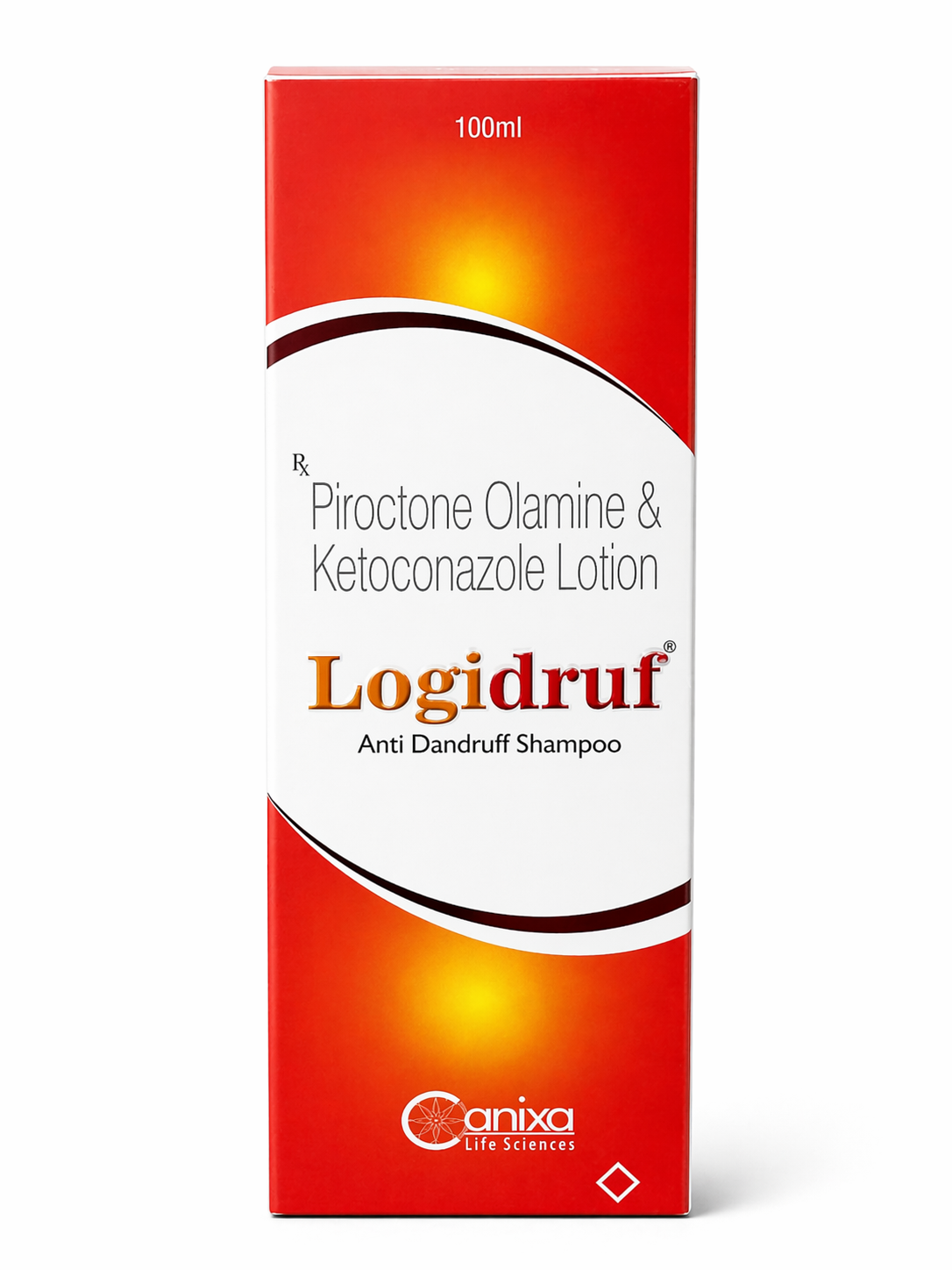 logidruf anti-dandruff shampoo | with piroctone olamine & ketoconazole | 100ml