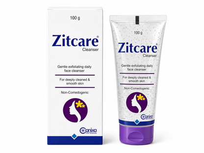 Zitcare Cleanser – Gentle Exfoliating Daily Face Wash | Non-Comedogenic | 100g