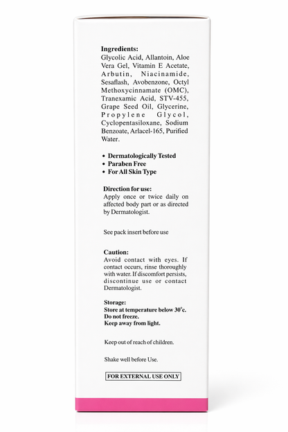 Tyrodin Creamy Lotion SPF 15 | Skin Brightening & Tan Removal Lotion | Even Tone & Radiant Glow | 100ml