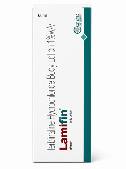 Lamifin Terbinafine Hydrochloride Body Lotion 1% w/v – Antifungal Skin Treatment for Infections | 60ml