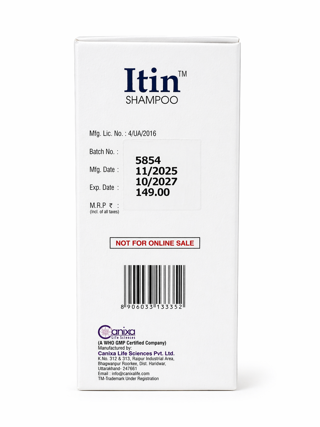 itin ivermectin shampoo (pack of : 2) 0.5% w/v – anti-lice & scalp parasite treatment | 50ml