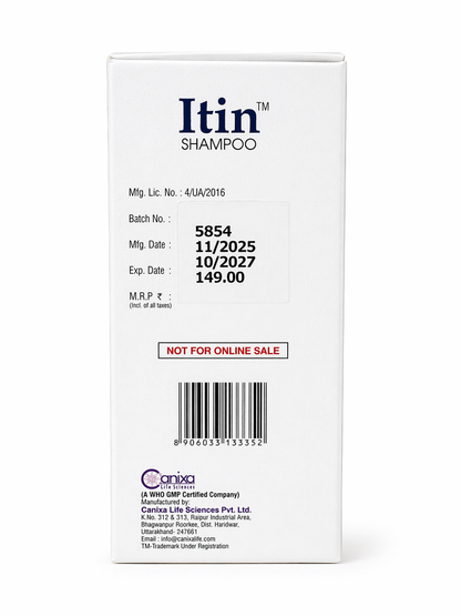 Itin Ivermectin Shampoo (Pack Of : 2) 0.5% w/v – Anti-Lice & Scalp Parasite Treatment | 50ml
