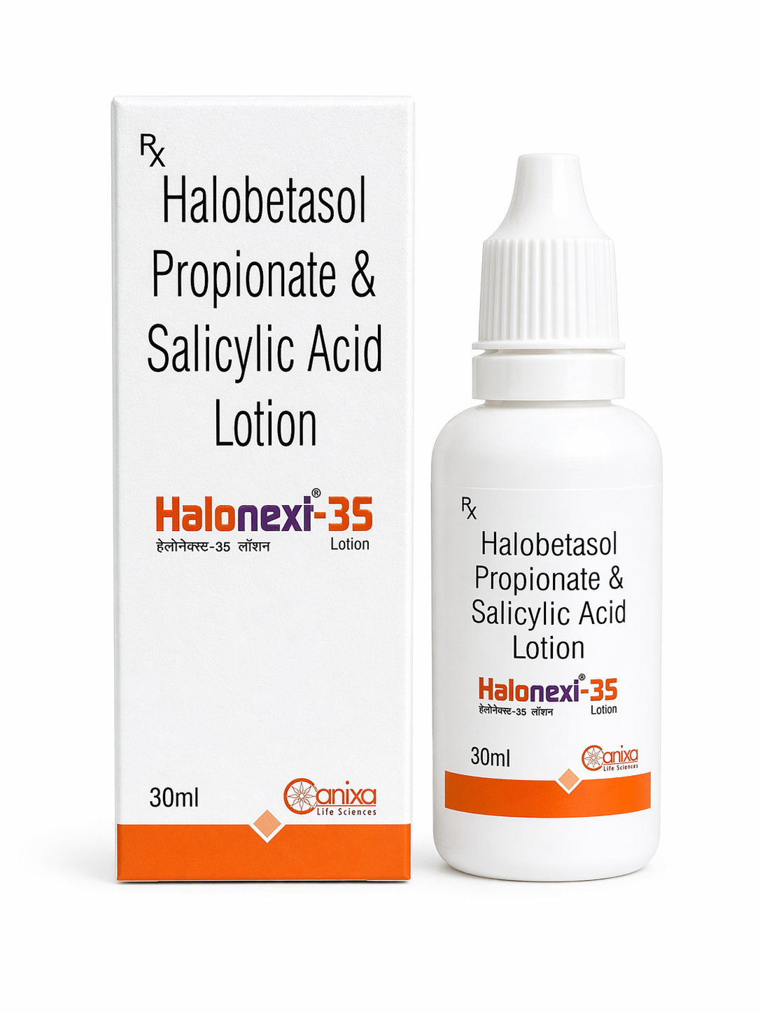 halonext-35 lotion (halobetasol propionate & salicylic acid) – skin inflammation & psoriasis relief | 30ml
