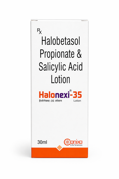 Halonext-35 Lotion (Halobetasol Propionate & Salicylic Acid) – Skin Inflammation & Psoriasis Relief | 30ml