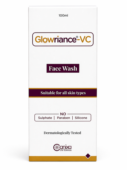 Glowriance-VC Face Wash – With Vitamin C & Niacinamide | Brightening & Spot Reduction | Sulphate-Free | 100ml