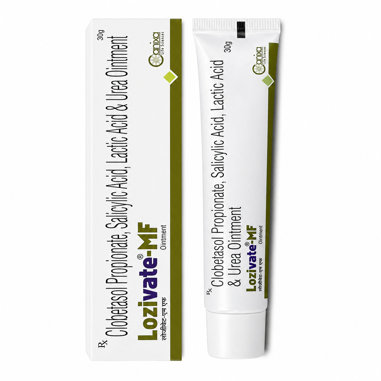 lozivate-mf ointment 30g – clobetasol propionate, salicylic acid, lactic acid & urea | psoriasis & skin treatment