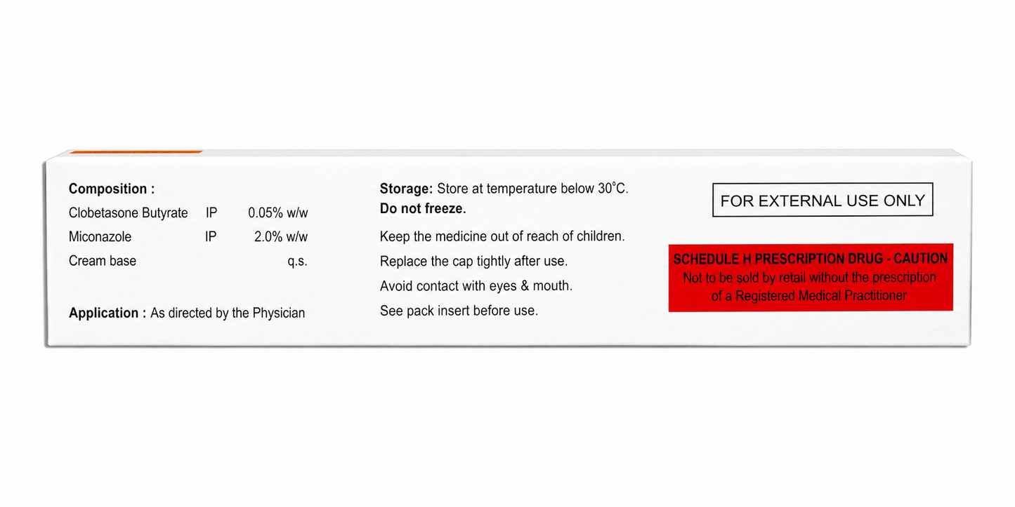 ezyzone-m cream 15g x 2 – clobetasone butyrate & miconazole | anti-fungal & anti-inflammatory skin cream