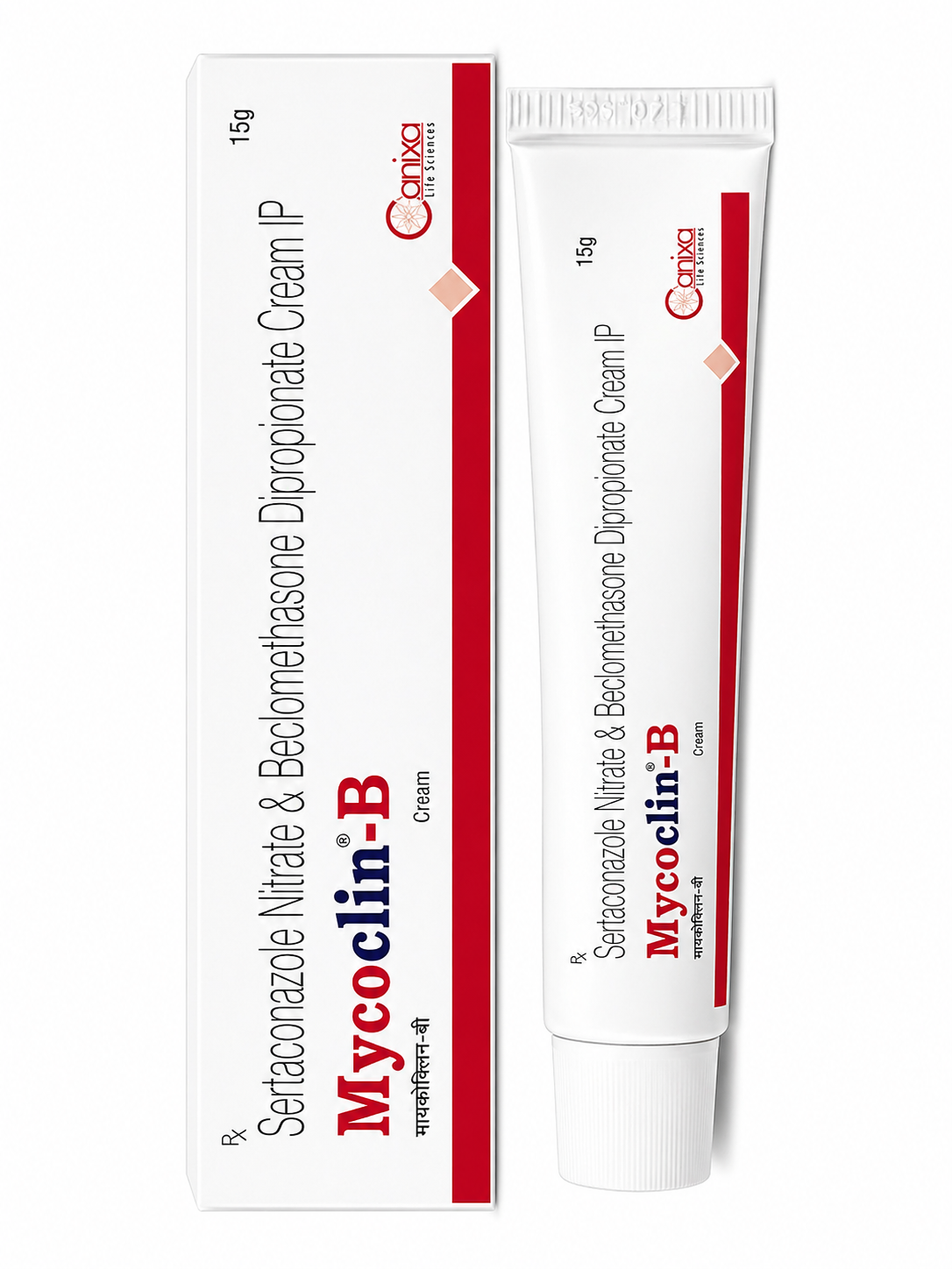 mycoclin-b cream 15g – sertaconazole nitrate & beclomethasone dipropionate | antifungal & anti-inflammatory cream