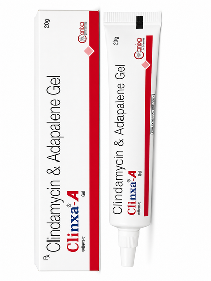 Climxa-A Gel 20g – Clindamycin & Adapalene Gel | Advanced Acne Treatment & Pimple Control