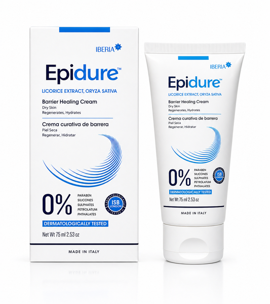 Epidure Barrier Healing Cream | Licorice Extract & Oryza Sativa for Dry Skin Repair & Deep Hydration (75ml)
