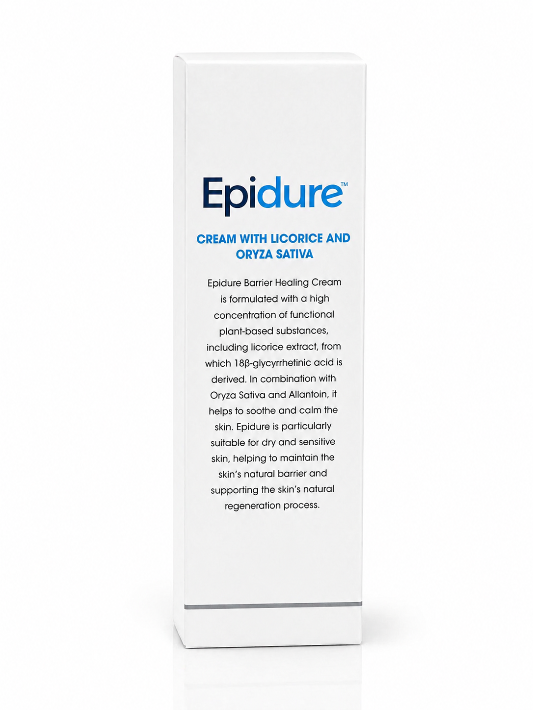 epidure barrier healing cream | licorice extract & oryza sativa for dry skin repair & deep hydration (75ml)