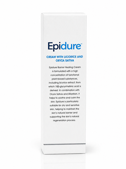 Epidure Barrier Healing Cream | Licorice Extract & Oryza Sativa for Dry Skin Repair & Deep Hydration (75ml)