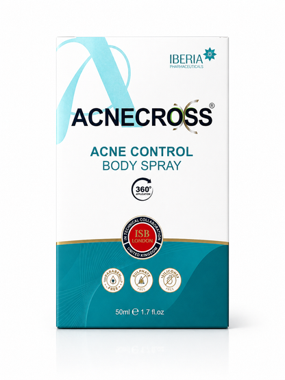 ACNECROSS® Acne Control Body Spray | Azelaic Acid, Salicylic Acid, Mandelic Acid | 50ml