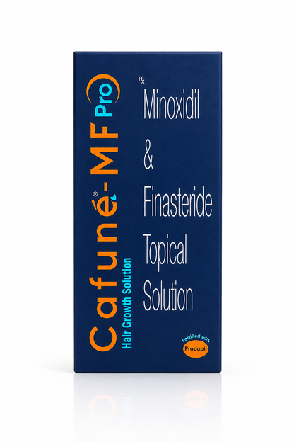 Cafuné-MFPro Hair Growth Solution | Minoxidil 5% & Finasteride 0.1% | Fortified with Procapil | 60ml