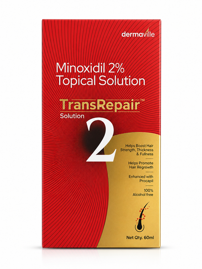 TansRepair Minoxidil 2% Solution with Procapil – Alcohol-Free Hair Regrowth Treatment
