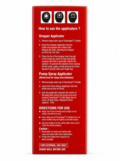 TansRepair Minoxidil 2% Solution with Procapil – Alcohol-Free Hair Regrowth Treatment