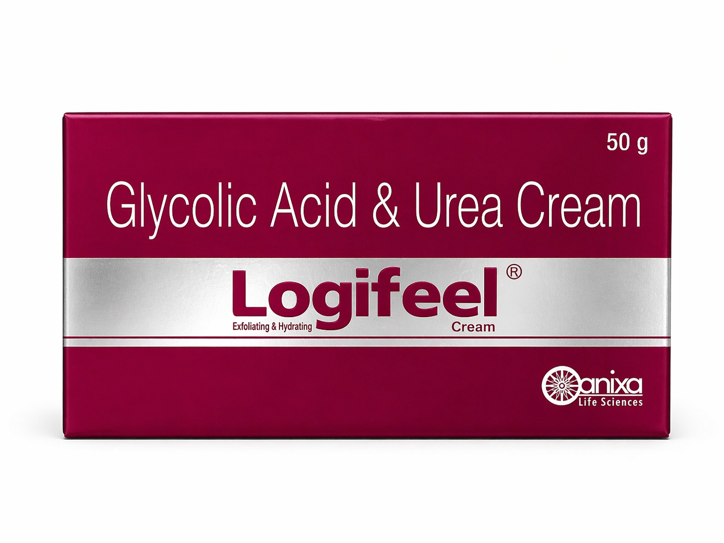 logifeel glycolic acid & urea cream – exfoliating & deep moisturizing skin repair