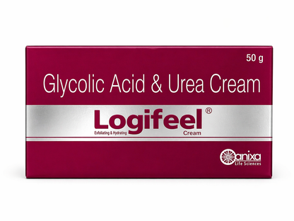 Logifeel Glycolic Acid & Urea Cream – Exfoliating & Deep Moisturizing Skin Repair