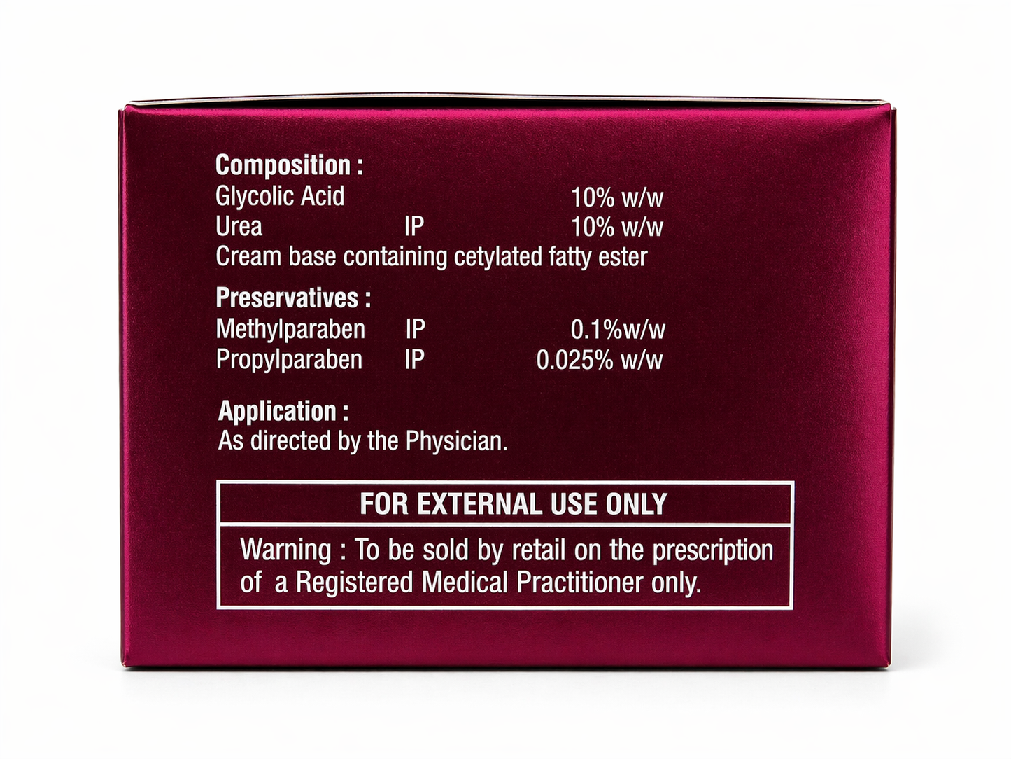 logifeel glycolic acid & urea cream – exfoliating & deep moisturizing skin repair