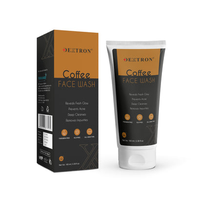 Coffee Face Wash – Refreshing Cleanser for Glowing, Clear Skin | 100 ml