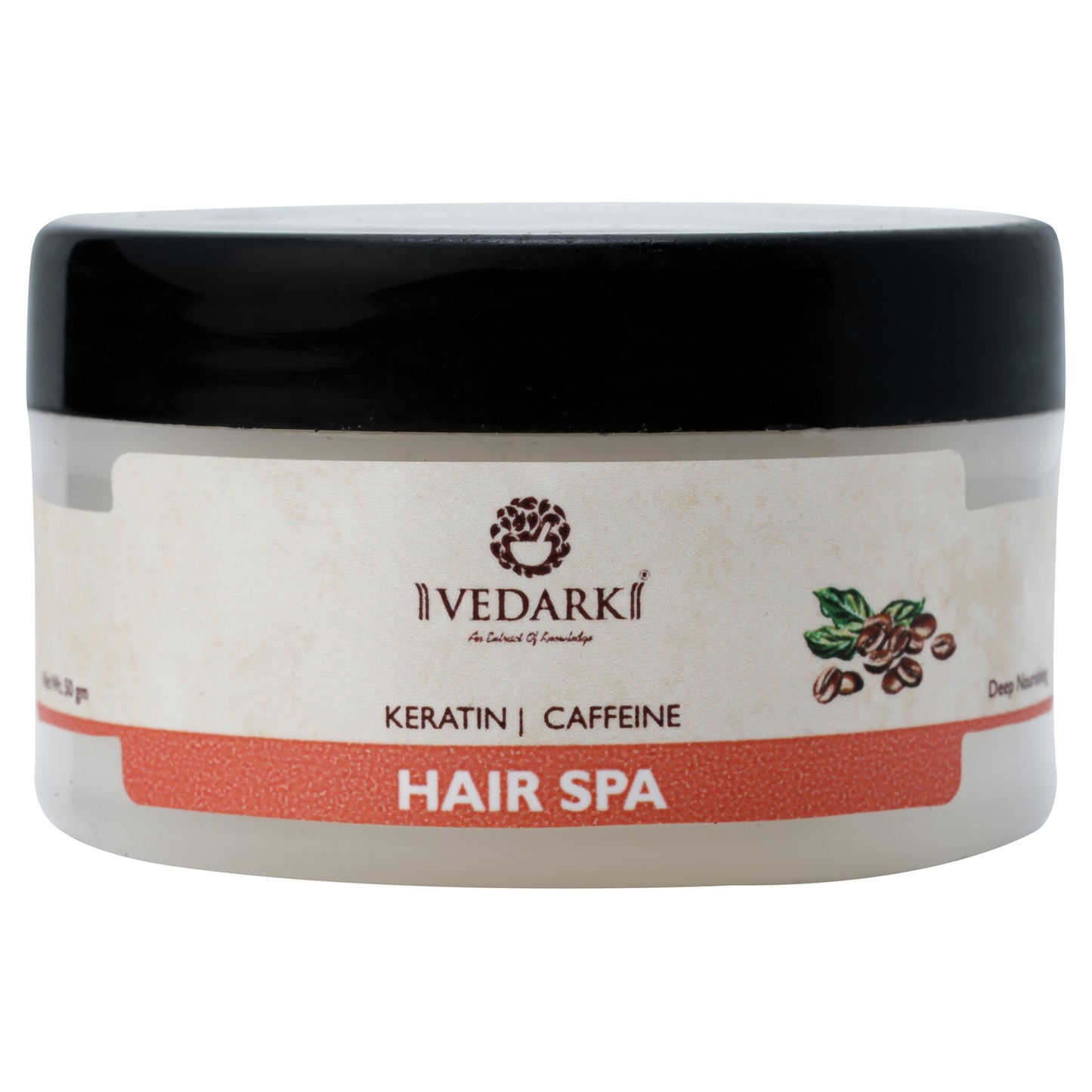 vedark hair spa | deep nourishment with keratin & caffeine | 50 gm