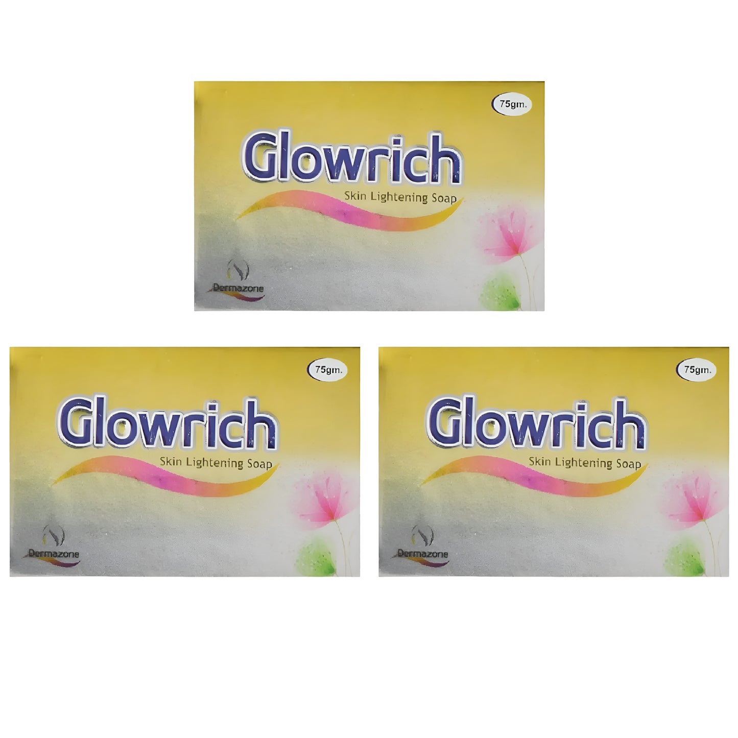 glowrich skin lightening soap with mushroom, pea & olive extracts – 75g