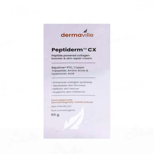 Peptiderm CX Peptide Powered Collagen Booster & Skin Repair Cream – 50g