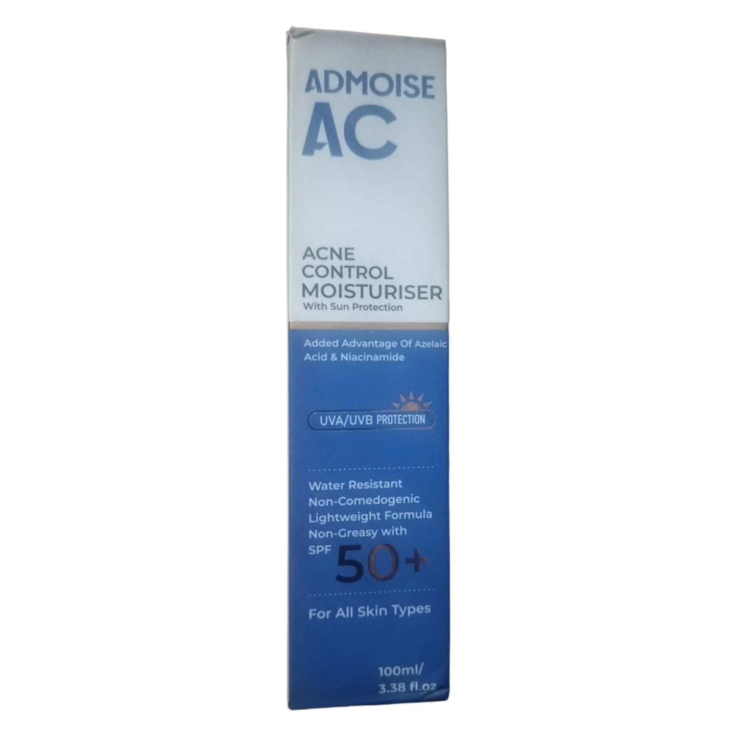 admoise ac acne control moisturiser with spf 50+ – 100ml