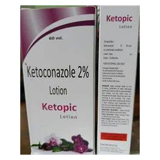 Ketopic Lotion – Ketoconazole 2% w/v Antifungal Lotion with Conditioner Base | 60 ml