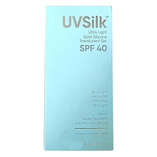UVSilk Ultra Light Gold Silicone Sunscreen Gel SPF 40 PA+++