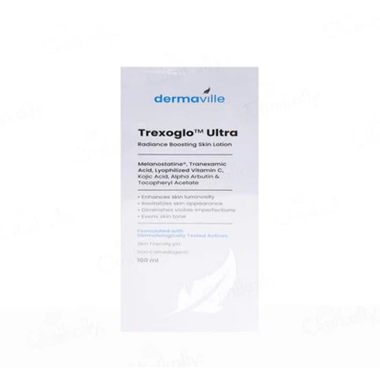 Trexoglo Ultra – Radiance Boosting Skin Lotion with Tranexamic Acid, Vitamin C & Alpha Arbutin – 100ml