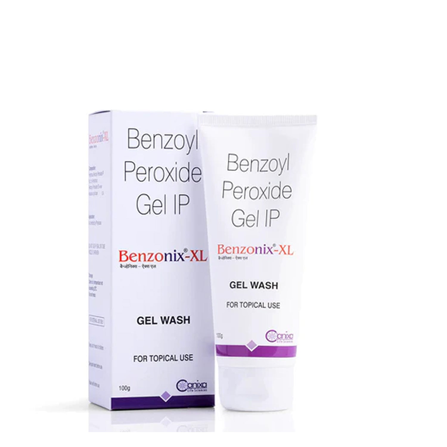 Benzonix-XL | 5% Benzoyl Peroxide Gel Wash | Topical Acne Treatment – 100g