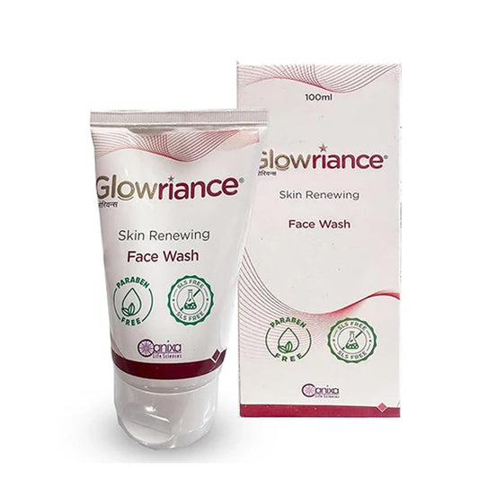 Glowriance Skin Renewing Face Wash – Enriched with Glutathione, Glycolic Acid & Tea Tree | 100ml