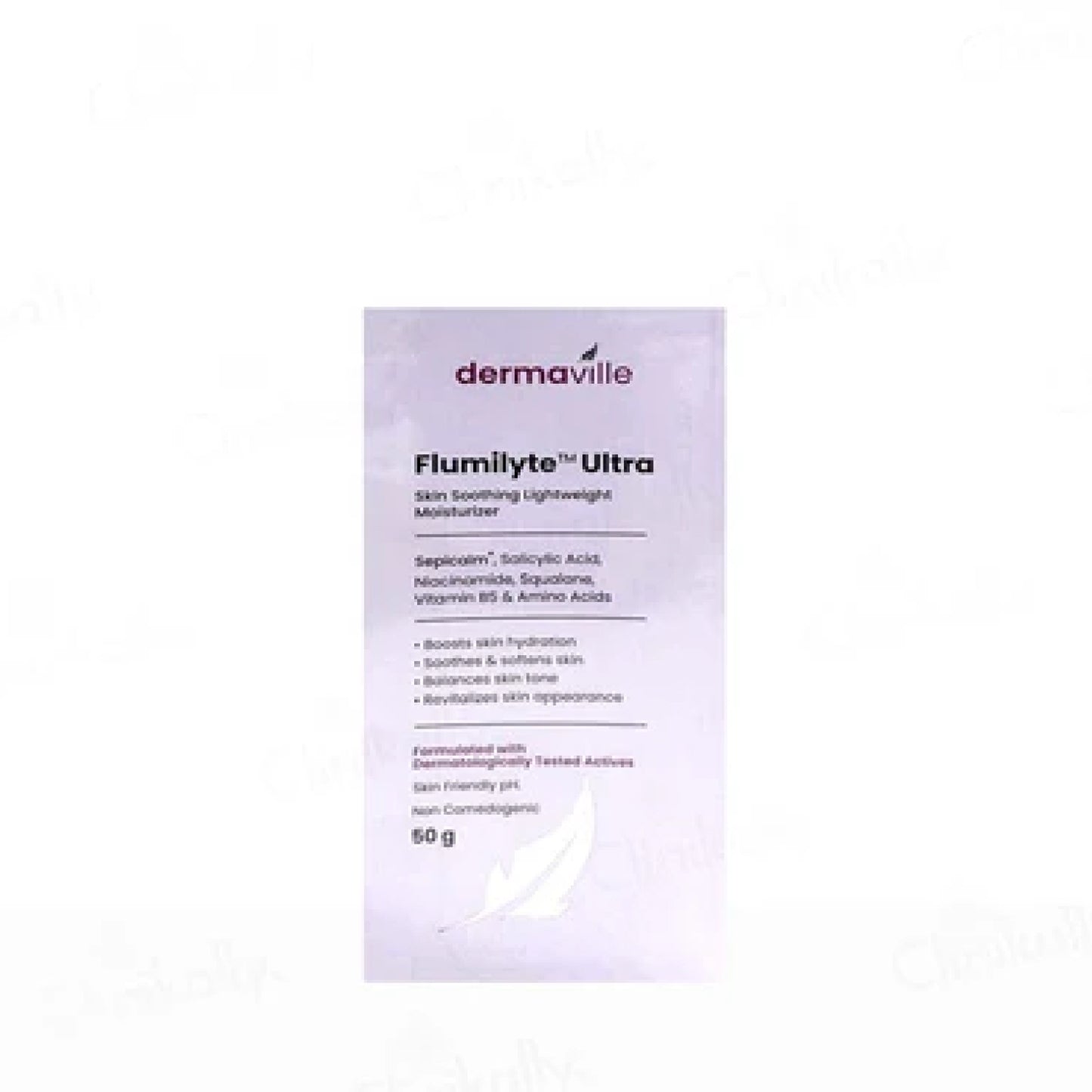 flumilyte ultra lightweight moisturizer with sepicalm, niacinamide & salicylic acid – 50g