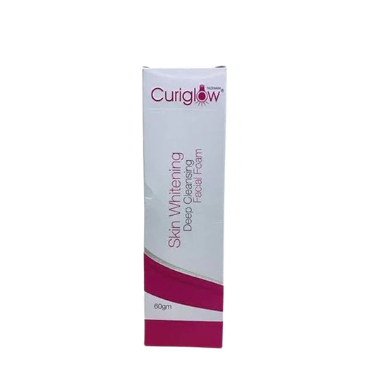Curiglow Skin Whitening Deep Cleansing Facial Foam – 60 gm | Paraben Free