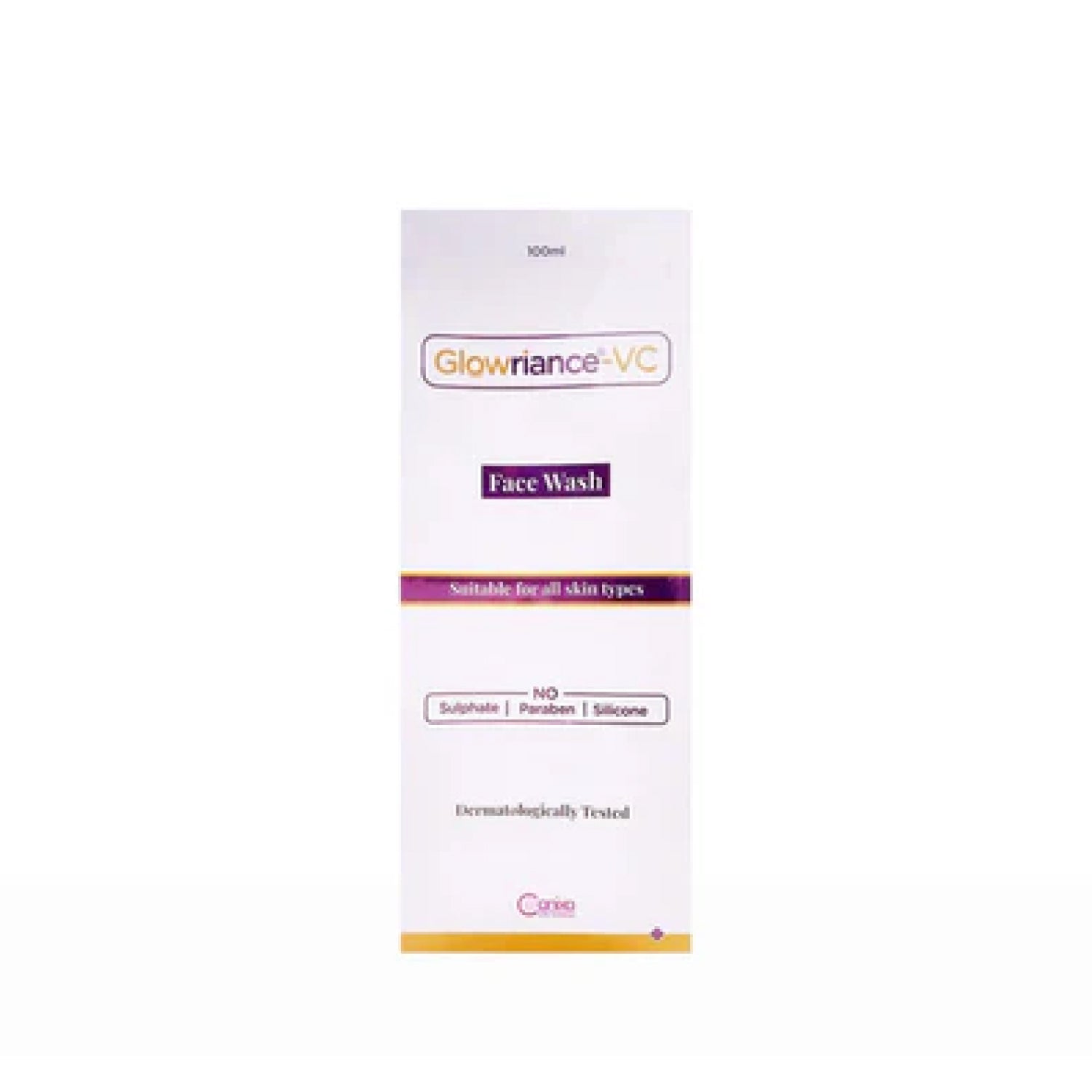Glowriance-VC Face Wash – With Vitamin C & Niacinamide | Brightening & Spot Reduction | Sulphate-Free | 100ml