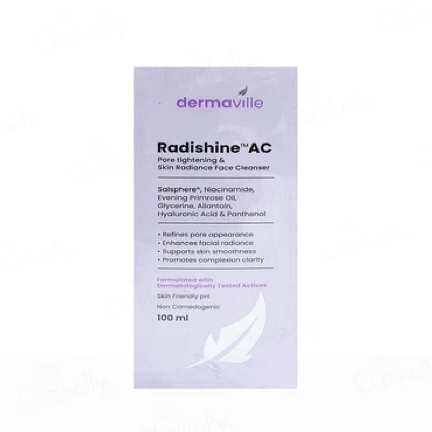 Radishine AC Face Cleanser – With Niacinamide, Hyaluronic Acid & Salsphere Technology – 100ml