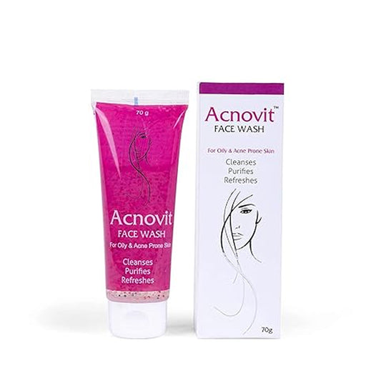 Acnovit Face Wash for Oily & Acne-Prone Skin – 70g | Cleanses, Purifies & Refreshes