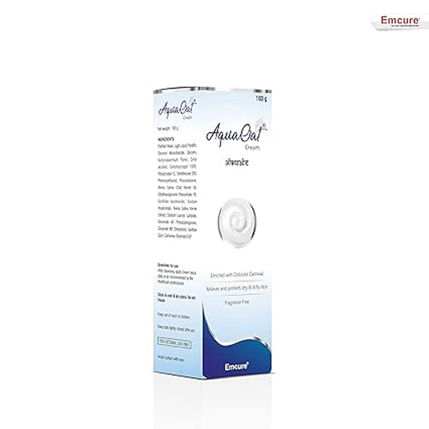 Aquaoat Emcure Aqua Oat Moisturizing Cream - 100Gm