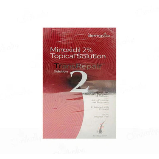 TansRepair Minoxidil 2% Solution with Procapil – Alcohol-Free Hair Regrowth Treatment