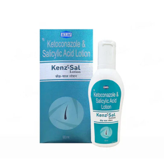Kenz-Sal Lotion – Ketoconazole & Salicylic Acid Antifungal + Keratolytic Lotion | 60ml
