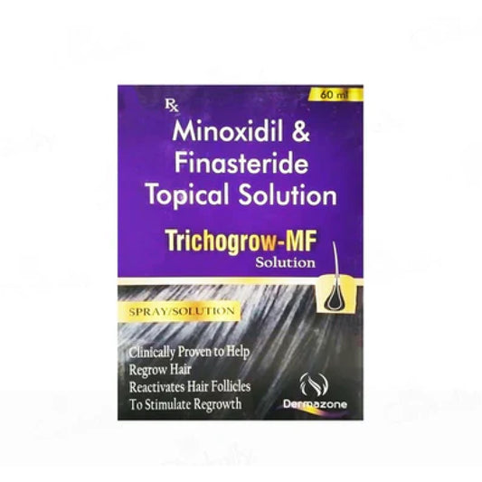 Trichogrow-MF Solution – Minoxidil & Finasteride Topical Spray (60ml) for Hair Regrowth